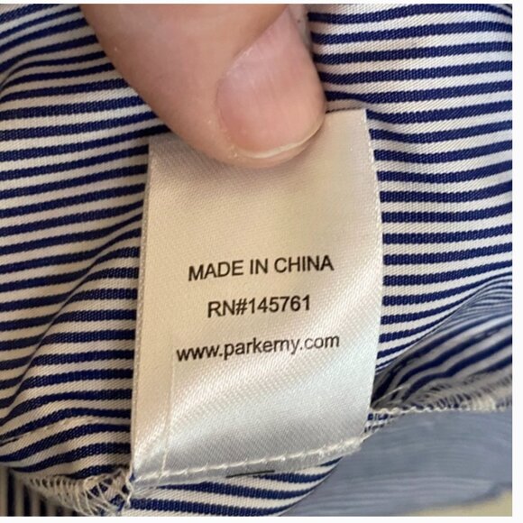 Parker "Maureen Combo" Blouse in Size XS - Picture 13 of 13